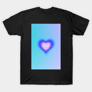 Angel Number 555 Heart Aura T-Shirt